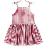 Konges Sløjd Raspberry Check Isotta Dress Gots