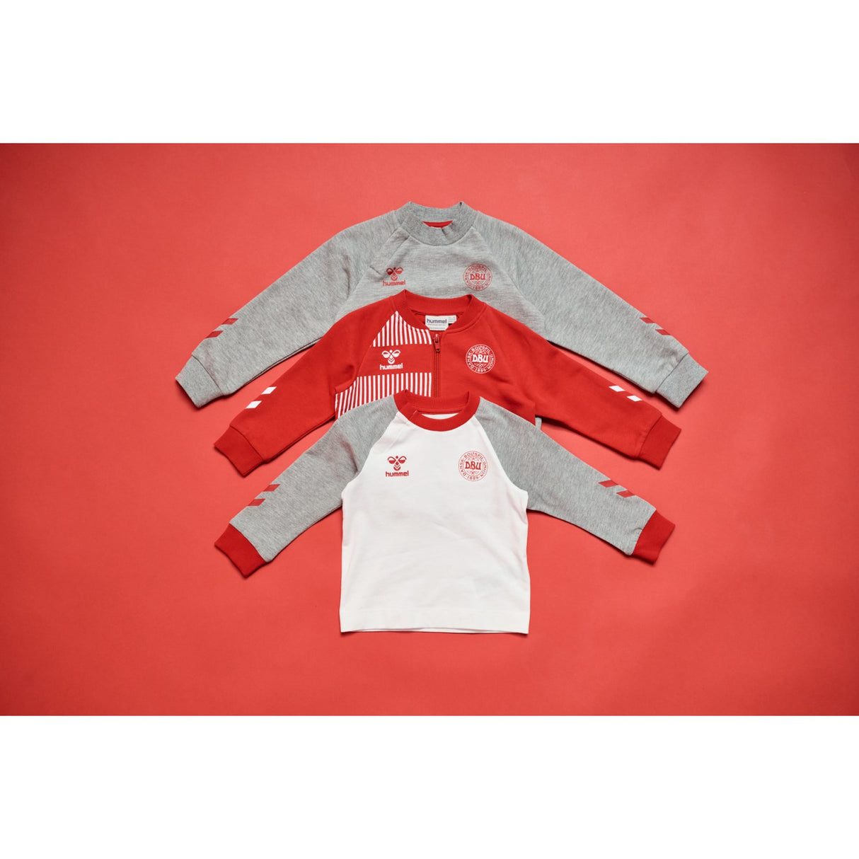 Hummel Grey Melange Mini Reg Dbu Crewneck