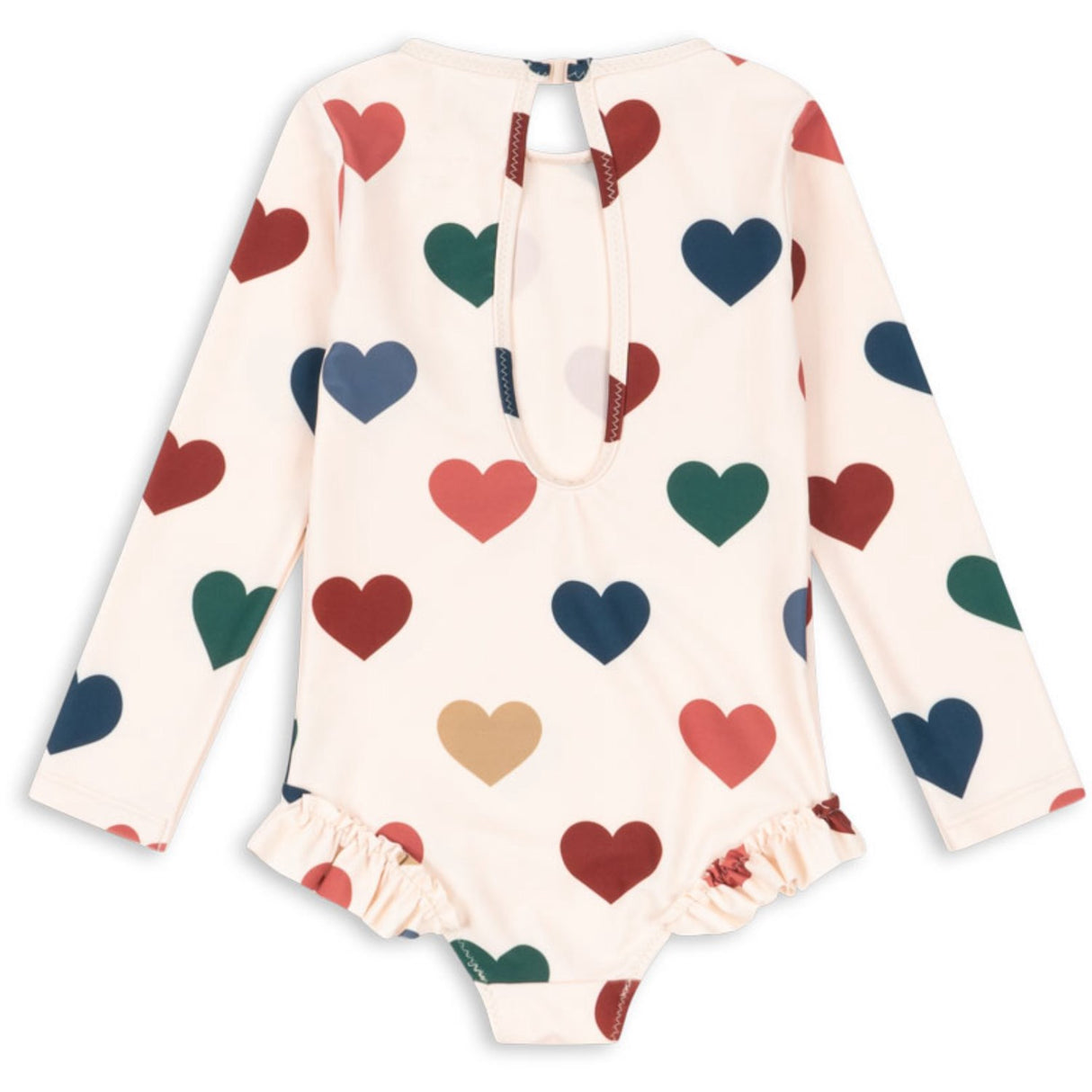 Konges Sløjd Bon Coeur Coloré Manuca Ls Swimsuit Grs