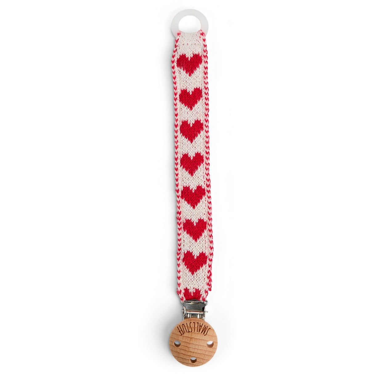 Smallstuff Red Hearts Pacifier String