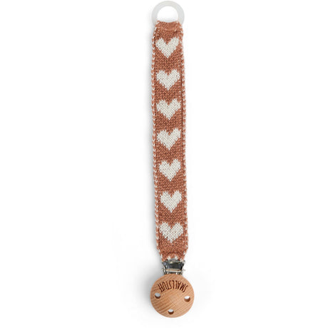 Smallstuff Brown Sugar Hearts Pacifier String