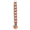 Smallstuff Brown Sugar Hearts Pacifier String