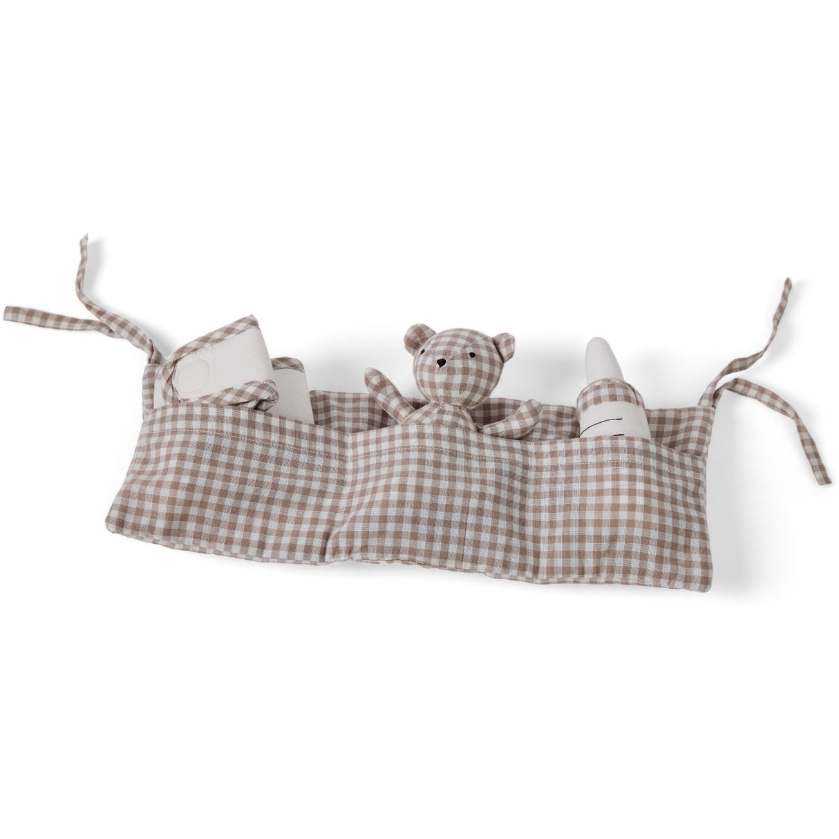 Smallstuff Delicate Nature Gingham Storage With Accessories For Dukkeseng