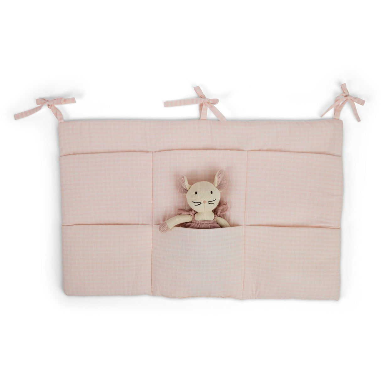 Smallstuff Delicate Rose Gingham Storage For Bed