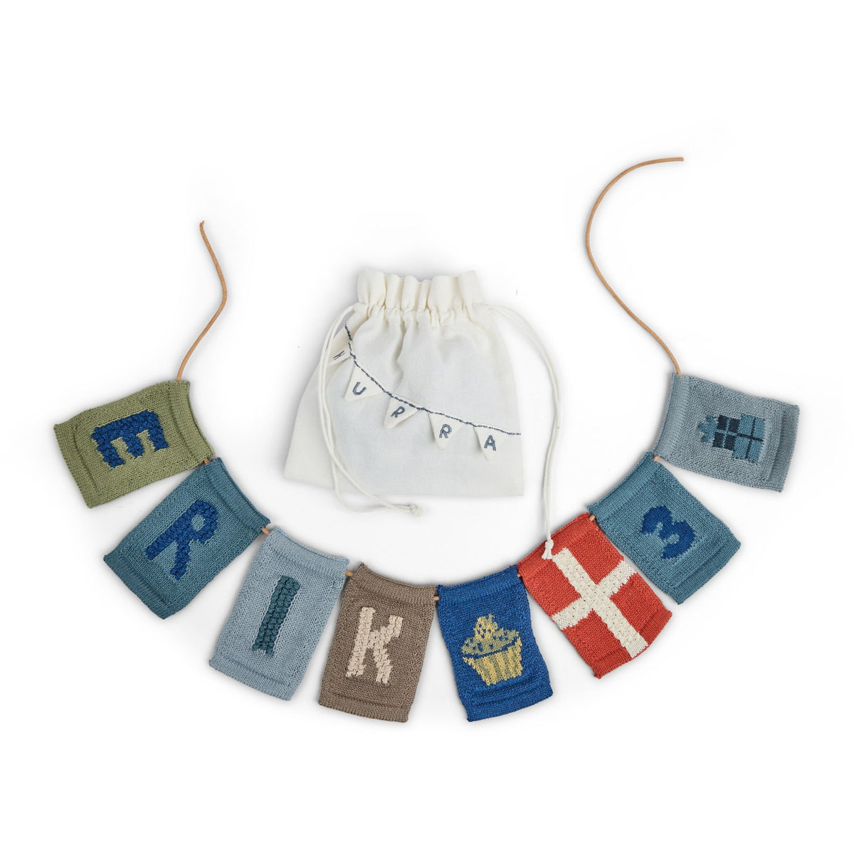 Smallstuff Blue Fødselsdagsbanner 1-9 Years