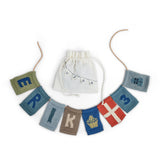 Smallstuff Blue Fødselsdagsbanner 1-9 Years