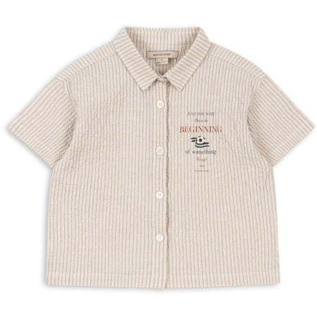 Konges Sløjd Tradewinds Stripe Elliot Ss Shirt Gots