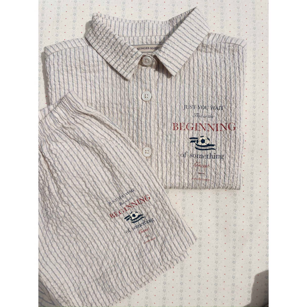 Konges Sløjd Tradewinds Stripe Elliot Ss Shirt Gots