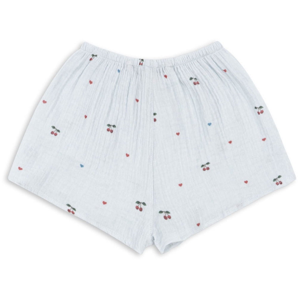 Konges Sløjd Cherry Blue Coeur Coco Mini Shorts Gots