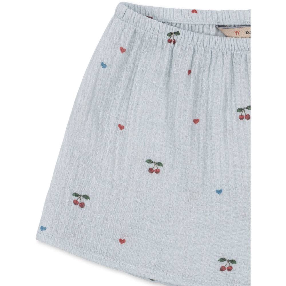 Konges Sløjd Cherry Blue Coeur Coco Mini Shorts Gots