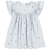 Konges Sløjd Cherry Blue Coeur Coco Dress Gots