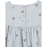 Konges Sløjd Cherry Blue Coeur Coco Dress Gots