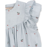 Konges Sløjd Cherry Blue Coeur Coco Dress Gots