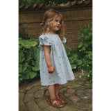 Konges Sløjd Cherry Blue Coeur Coco Dress Gots