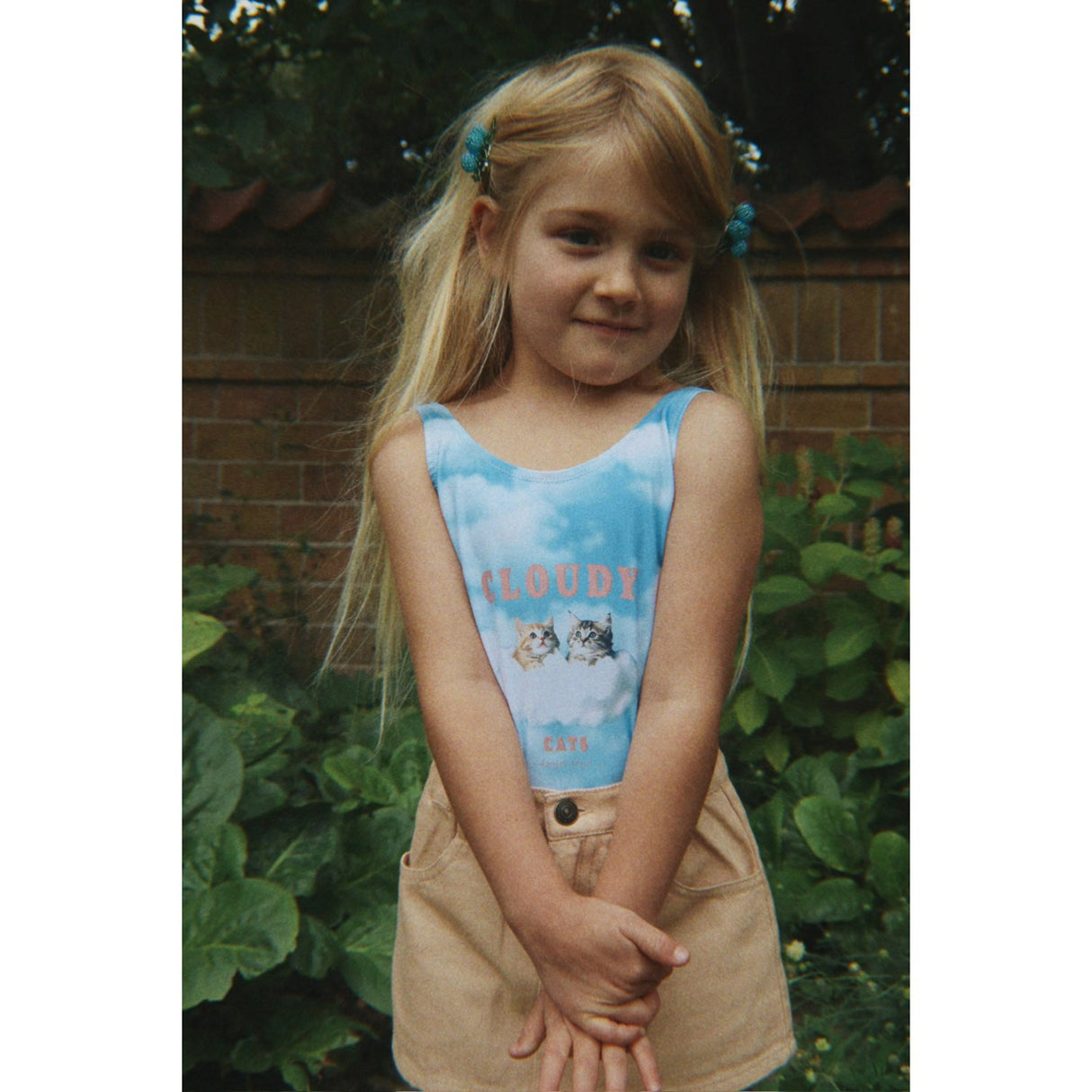 Konges Sløjd Cloudy Cats Cloudy Swimsuit Grs