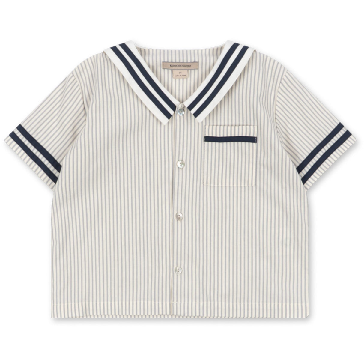 Konges Sløjd Bleu Stripe Allie Sailor Shirt Gots