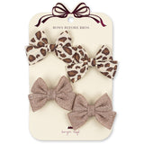 Konges Sløjd Leo/Rose 4 Pack Bow Hair Clip