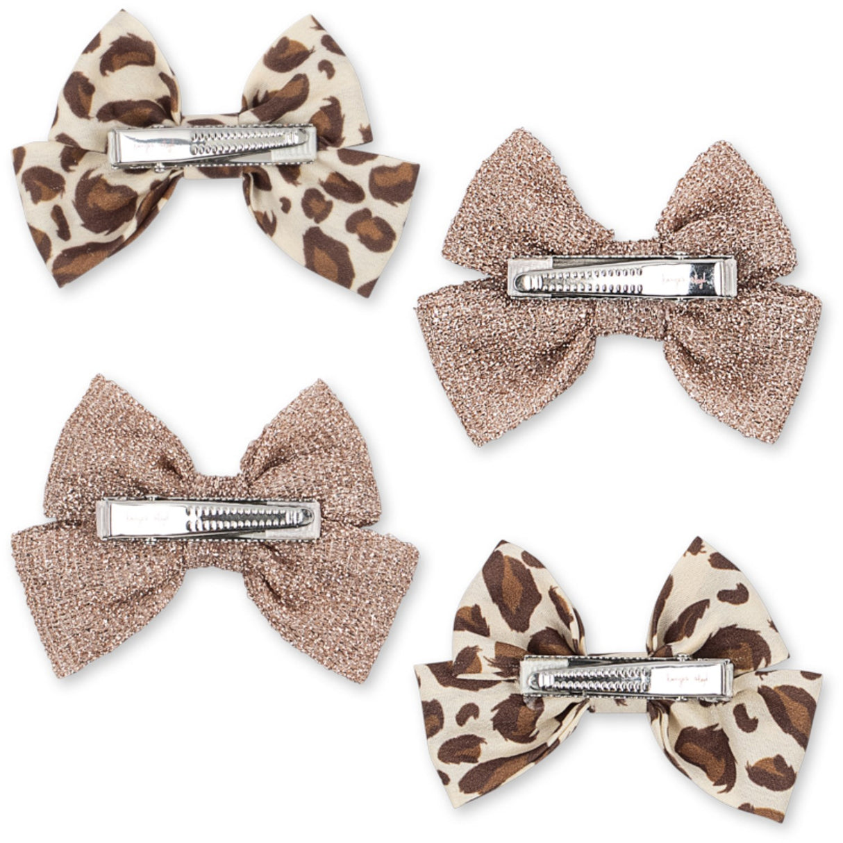 Konges Sløjd Leo/Rose 4 Pack Bow Hair Clip