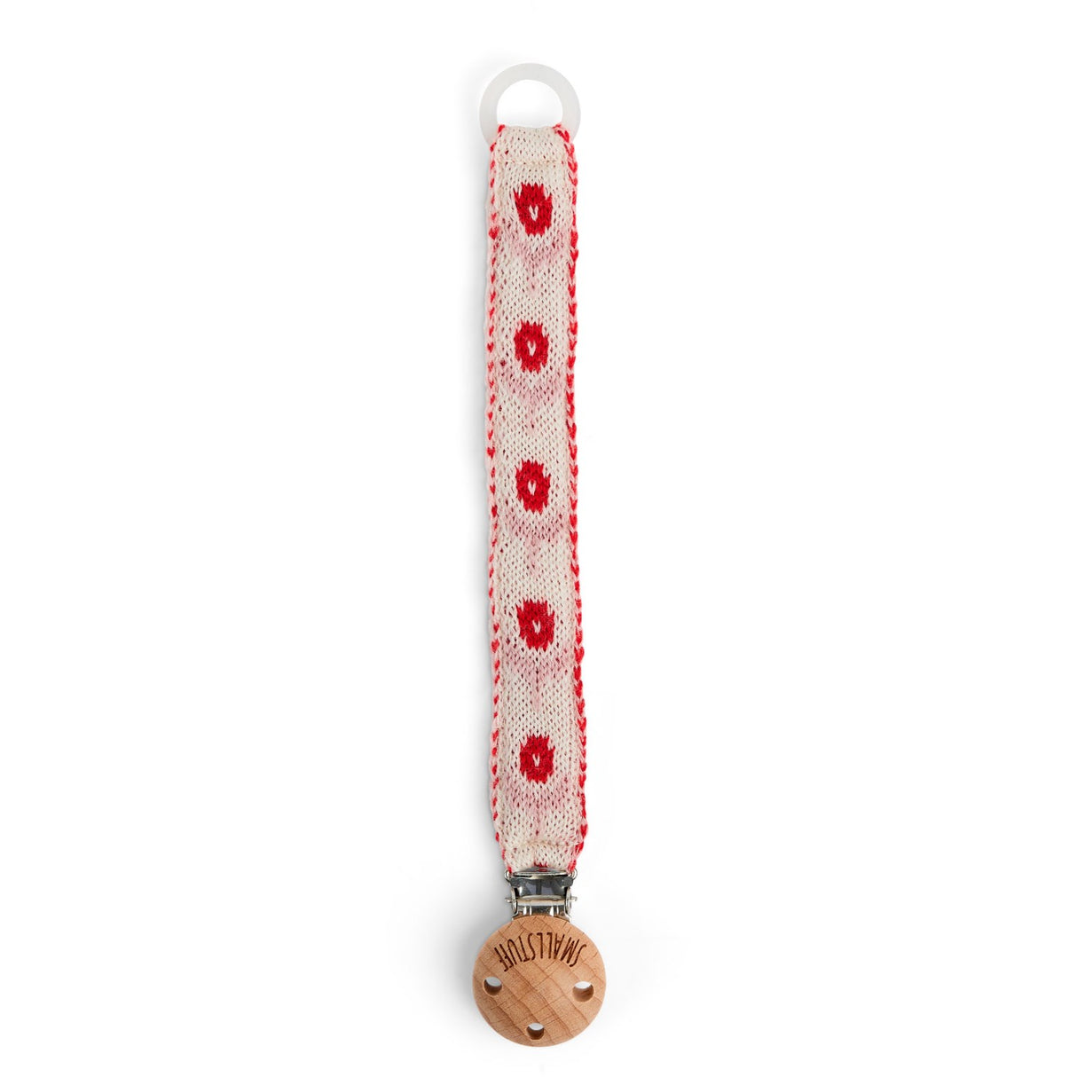 Smallstuff Red Flower Pacifier String