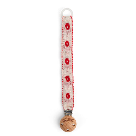 Smallstuff Red Flower Pacifier String