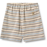 Wheat Multi Blue Stripe Shorts Kalle