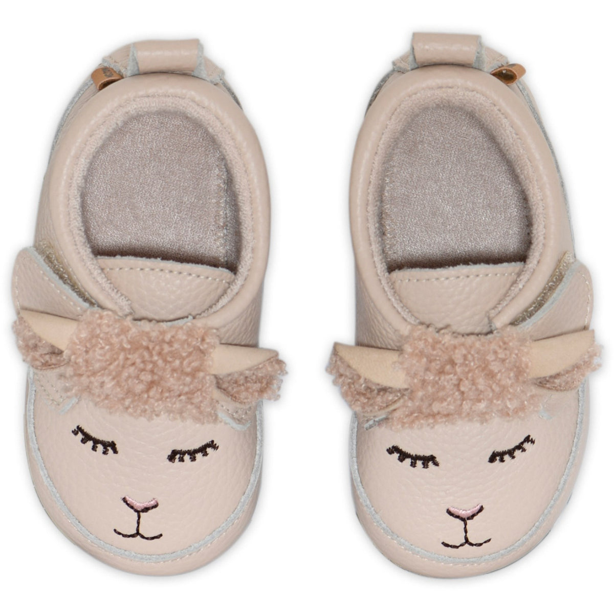 MELTON Oxford Tan Lamb Leather Slippers