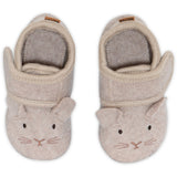 MELTON Oxford Tan Mouse Wool Slippers