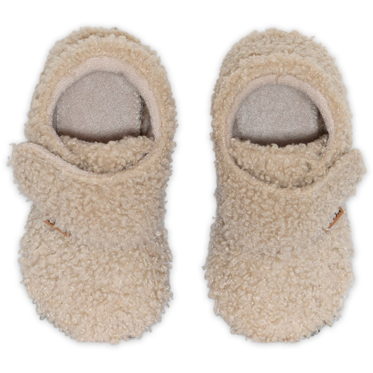 MELTON Oxford Tan Fluffy Slippers