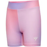Hummel Shell Pink Jr Gradient Gym Short Tights