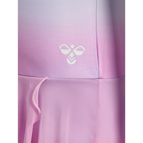 Hummel Pastel Lavender Jr Gradient Skirty Gymsuit L/S