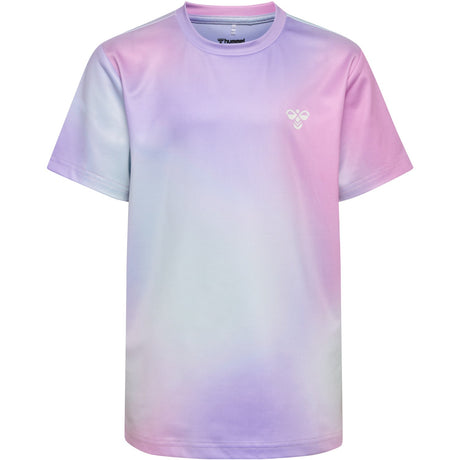 Hummel Pastel Lavender Jr Gradient Gym T-Shirt S/S