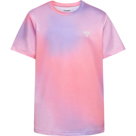 Hummel Shell Pink Jr Gradient Gym T-Shirt S/S