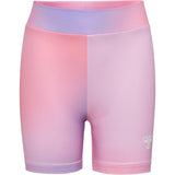Hummel Shell Pink Jr Gradient Gym Short Tights