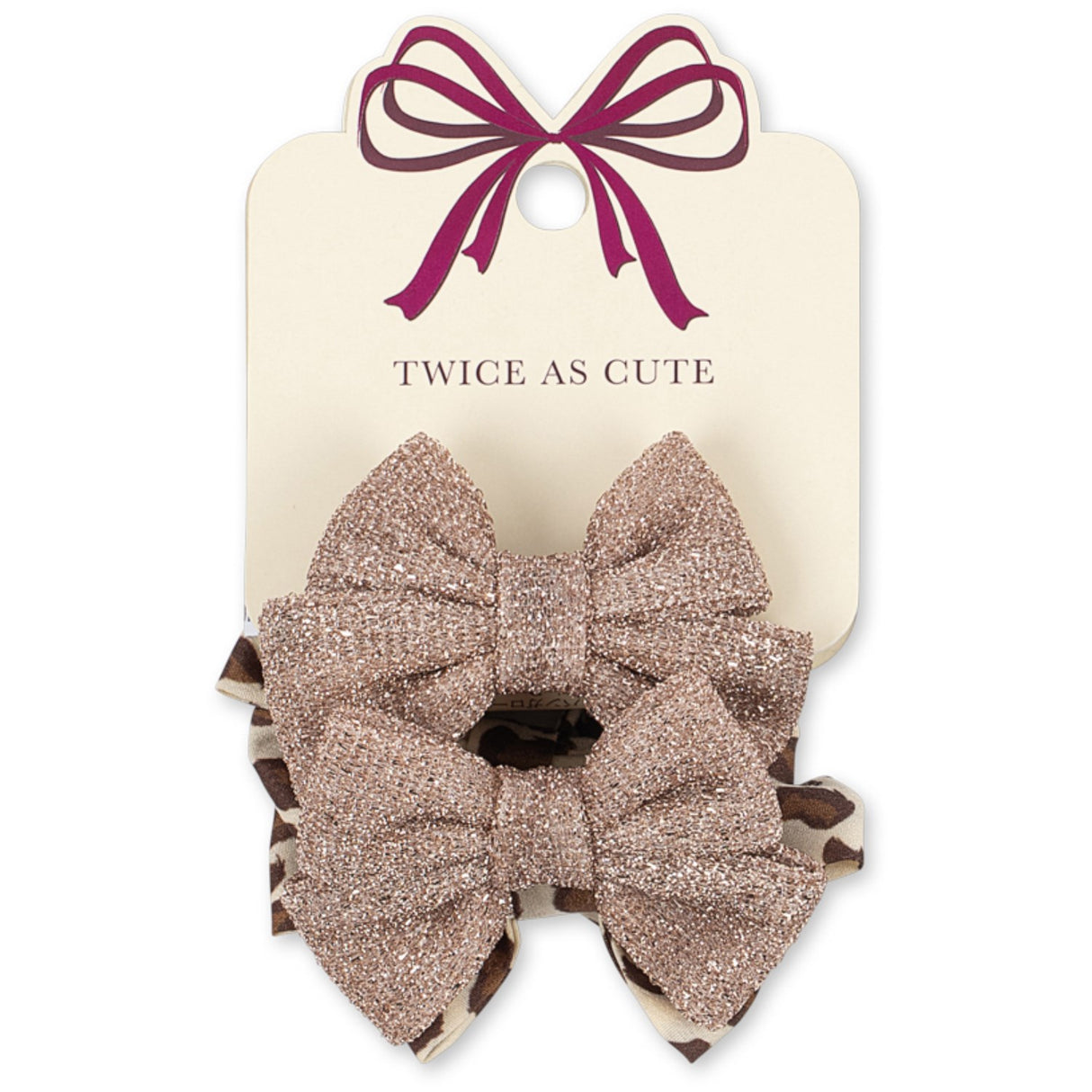 Konges Sløjd Leo/Rose 4 Pack Bow Hair Elastic