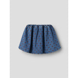 Lil'Atelier Dark Blue Denim Nmfliva Dnm Skirt 2001-Se Lil