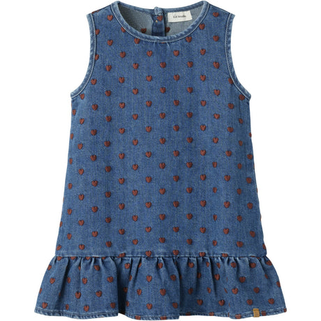 Lil'Atelier Dark Blue Denim Hearts Nmfliva Lea Spencer 2001-Se Lil