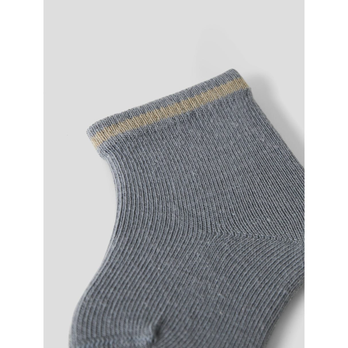 Lil'Atelier Sleet Twill Nbmelove Fir Stripe Socks Lil