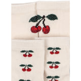 Konges Sløjd Cherry Mix 2 Pack Jacquard Cherry Socks
