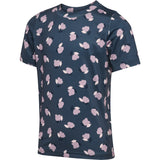 Hummel Ombre Blue Jr Fitted Aop Gym T-Shirt S/S