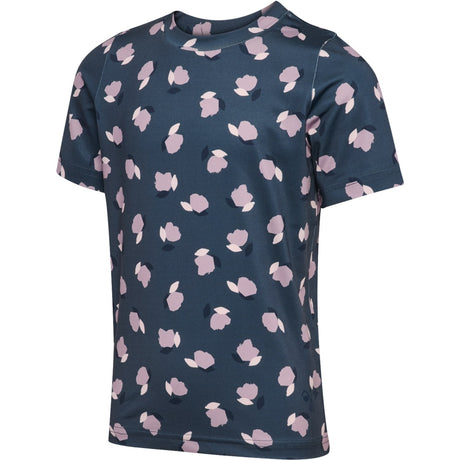 Hummel Ombre Blue Jr Fitted Aop Gym T-Shirt S/S