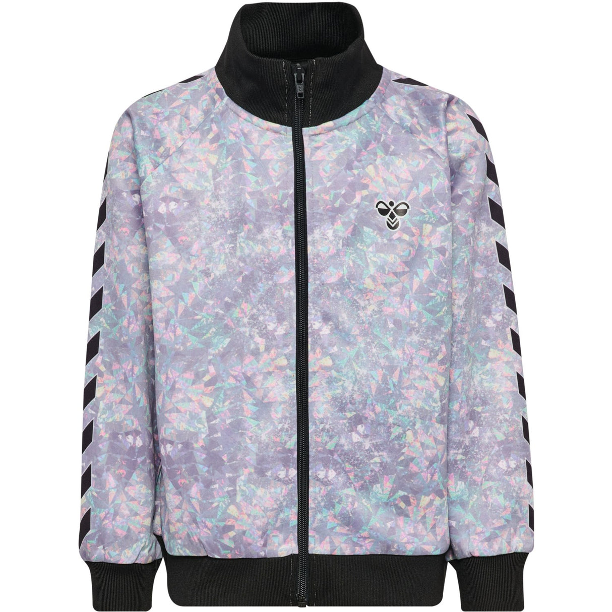Hummel Black Jr Shimmer Track Suit