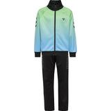 Hummel Shadow Lime/Black Jr Gradient Track Suit