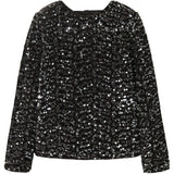 Name It Chocolate Plum Nkfrusitta Ls Bow Blouse