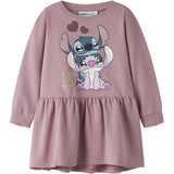 Name It Lilas Nmfansa Stitch Swe Dress Bru Wdi