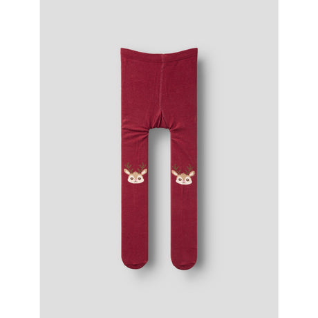 Name It Navy Blazer Red Dahlia Nmfvichristmas 2-Pack Tights