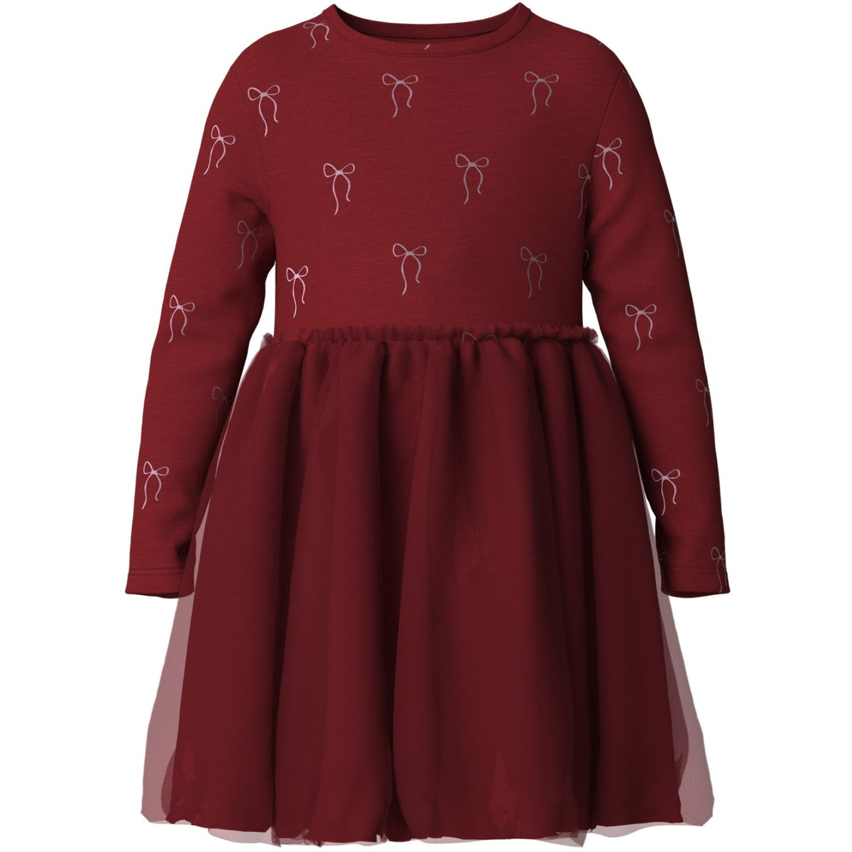 Name It Red Dahlia Nmfri Ls Dress