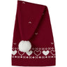 Name It Red Dahlia Hearts Nmnrismas Knit Hat
