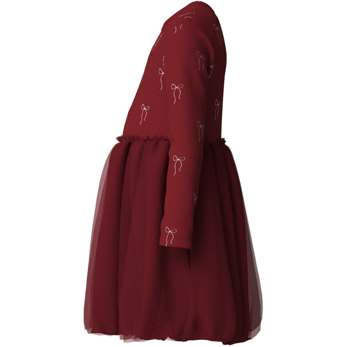 Name It Red Dahlia Nmfri Ls Dress