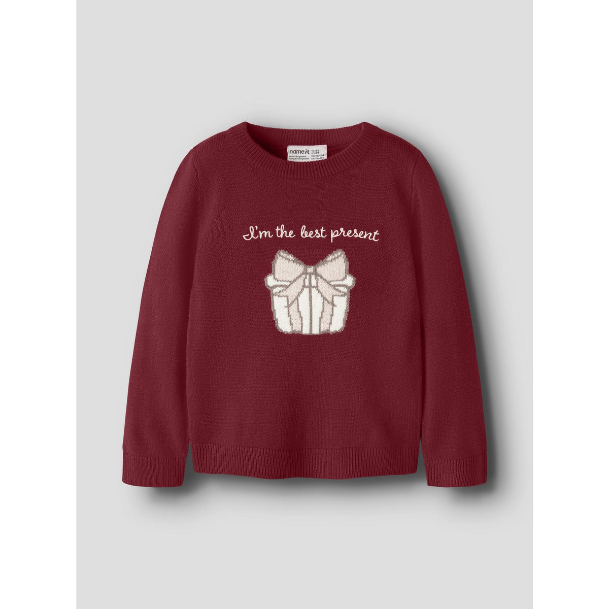 Name It Red Dahlia Nmfrisse Ls Knit