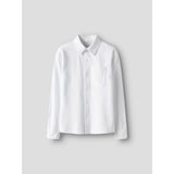 Name It Bright White Nkmron Ls Jersey Shirt
